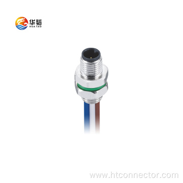 M5 Three core male head waterproof connector